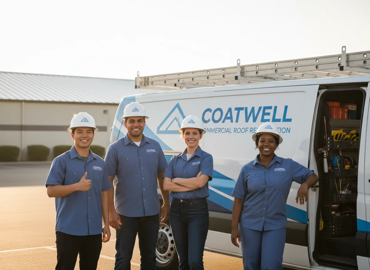 Commercial roof coating company in Rutland, MA